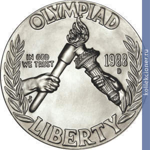 Full 1 dollar 1988 goda olimpiada v seule