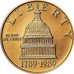 Thumb 5 dollarov 1989 goda 200 letie kongressa