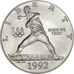 Thumb 1 dollar 1992 goda xxv letnie olimpiyskie igry barselona 1992