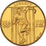 Thumb 5 dollarov 1992 goda xxv letnie olimpiyskie igry barselona 1992