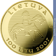 Full 100 litov 2007 goda tysyacheletie imeni litvy kvedlinburgskie annaly