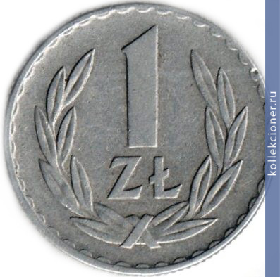 Full 1 zlotyy 1971 goda