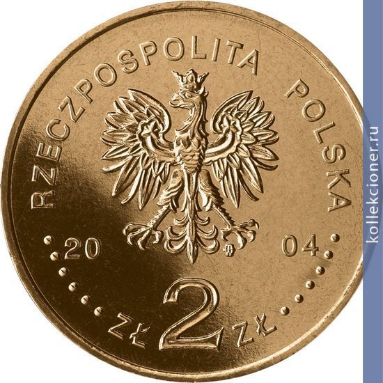 Full 2 zlotyh 2004 goda 1 zlotyy 1924 goda