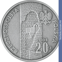 Full 20 zlotyh 2004 goda v pamyat o zhertvah getto v lodzi