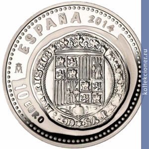 Full 10 evro 2014 goda monety katolicheskih koroley