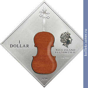 Full 1 dollar 2014 goda stradivari