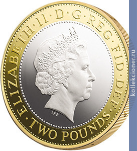 Full 2 funta sterlingov 2013 goda 150 letie metropolitena v londone poezd