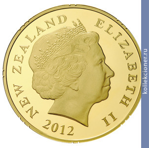 Full 10 novozelandskih dollarov 2012 goda rybolovnyy kryuchok
