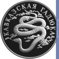 Full 1 rubl 1999 goda kavkazskaya gadyuka