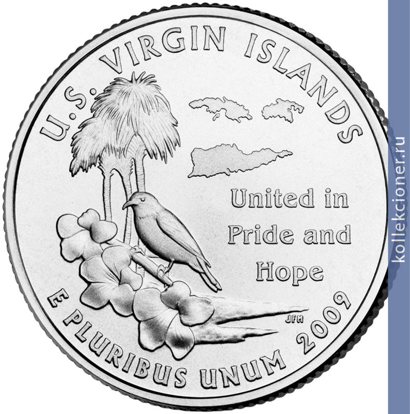 Full 25 tsentov 2009 goda amerikanskie virginskie ostrova