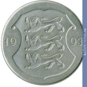 Full 1 krona 1993 goda