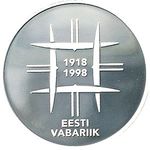 Thumb 10 kron 1998 goda 80 let estonskoy respubliki