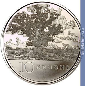 Full 10 kron 2008 goda 90 let estonskoy respubliki