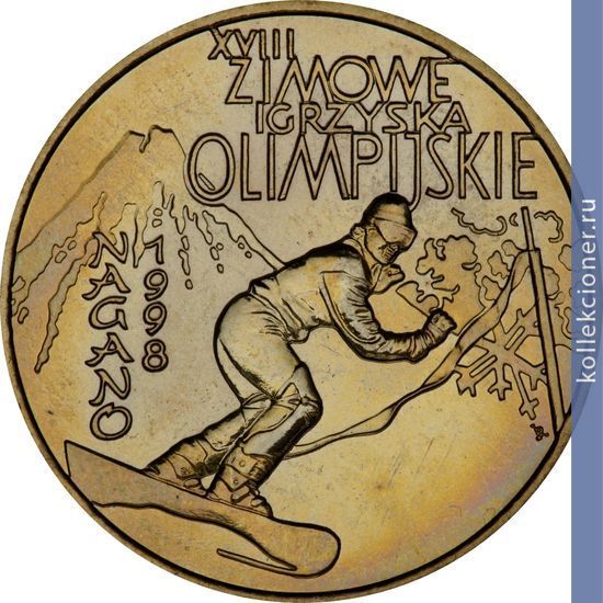 Full 2 zlotyh 1998 goda xviii zimnie olimpiyskie igry v nagano