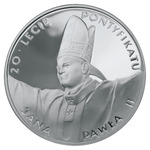 Thumb 10 zlotyh 1998 goda 20 letie pontifikata ioanna pavla ii