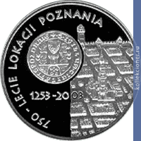Full 10 zlotyh 2003 goda 750 letie poznani