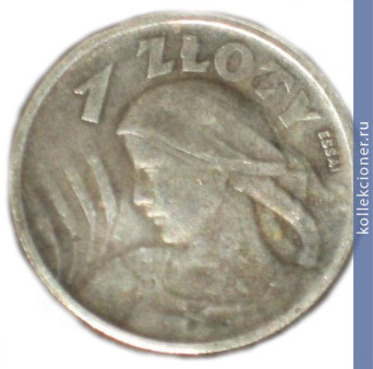 Full 1 zlotyy 1924 goda