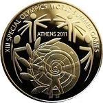 Thumb 100 evro 2011 goda spetsialnye olimpiyskie igry stadion panatinaikos
