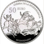 Thumb 50 evro 2008 goda 200 let voyny za nezavisimost ispanii 1808 1814