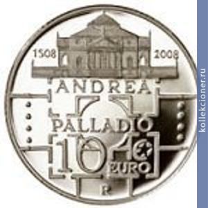 Full 10 evro 2008 goda 500 let so dnya rozhdeniya andrea palladio