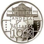 Thumb 10 evro 2008 goda 500 let so dnya rozhdeniya andrea palladio