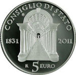 Thumb 5 evro 2011 goda 180 let gosudarstvennomu sovetu italii