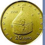 Full 20 evro 2009 goda sokrovischa san marino svyatye pokroviteli san marino