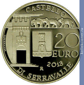 Full 20 evro 2013 goda zamok serravalle