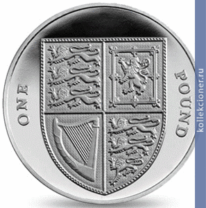 Full 1 funt sterlingov 2013 goda k rozhdeniyu naslednika britanskogo prestola