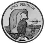 Thumb 2 funta 2011 goda korol pingvin s zamorozhennoy planety