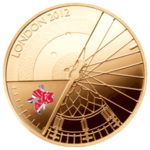 Thumb 5 funtov sterlingov 2011 goda zolotaya paralimpiyskaya moneta 2012