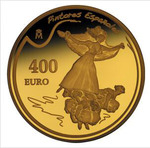 400 евро 2010 года "Великие испанские художники – Франсиско де Гойя"